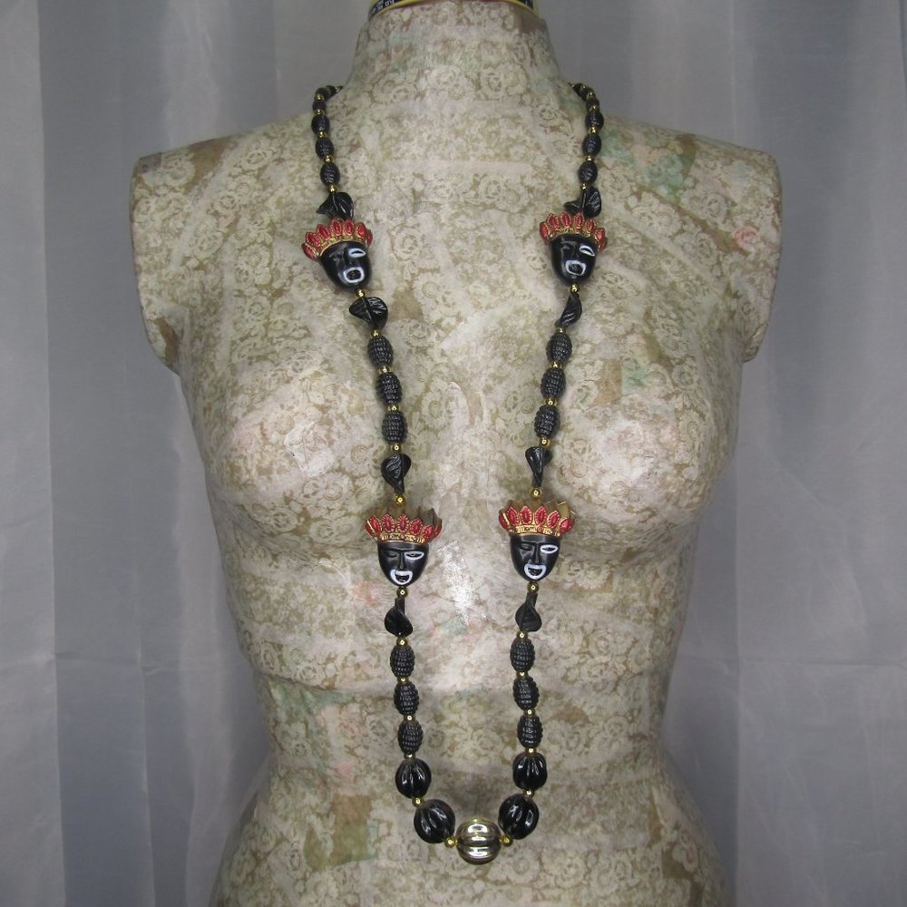 Zulu King Mardi Gras Necklace